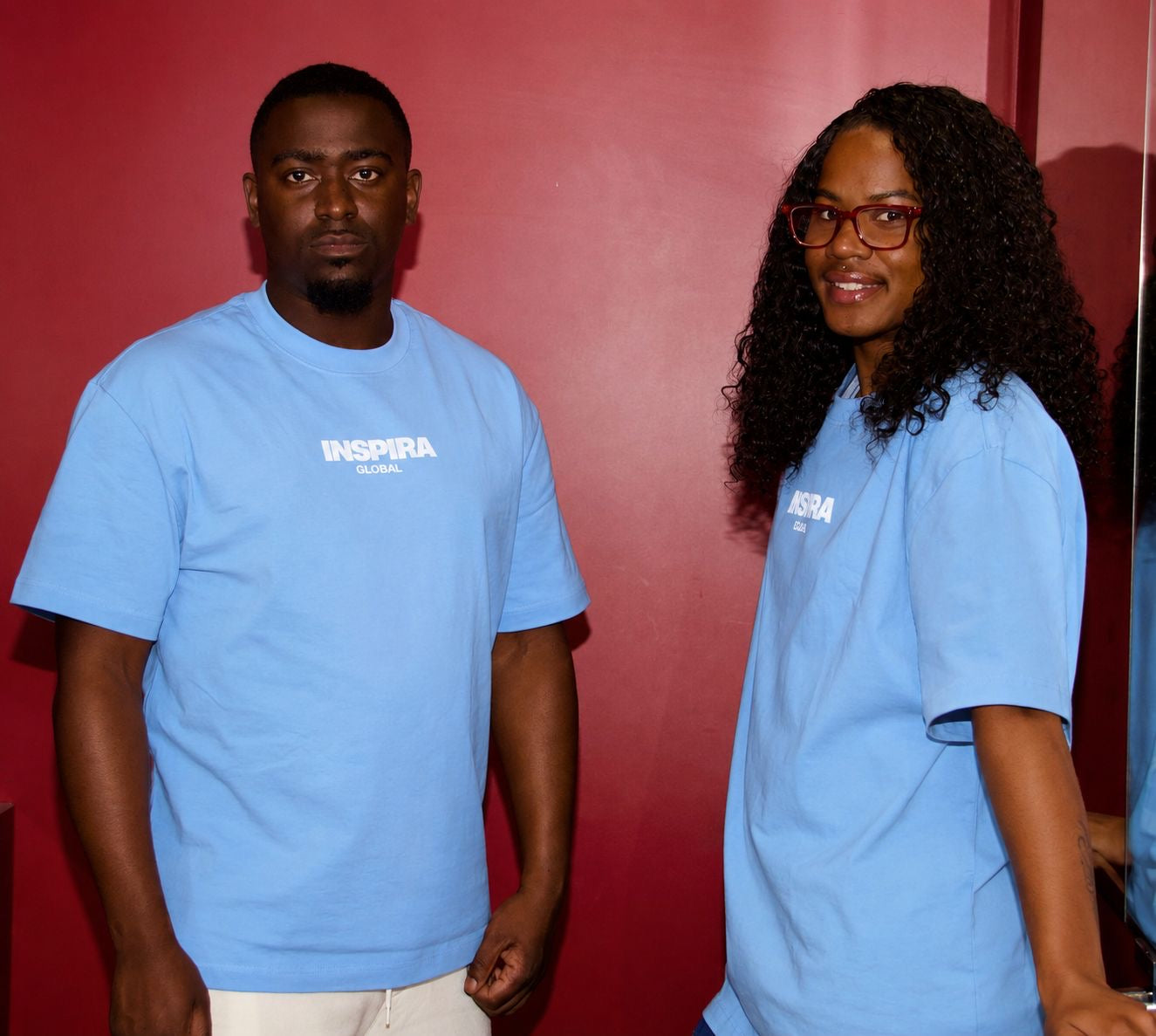Today Is A New Day Oversized Tee – Sky Blue